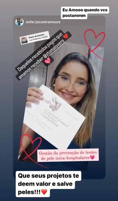 Story do Instagram de leitora sorrindo com o Guia nas mãos: que seus projetos te deem valor e salvem peles