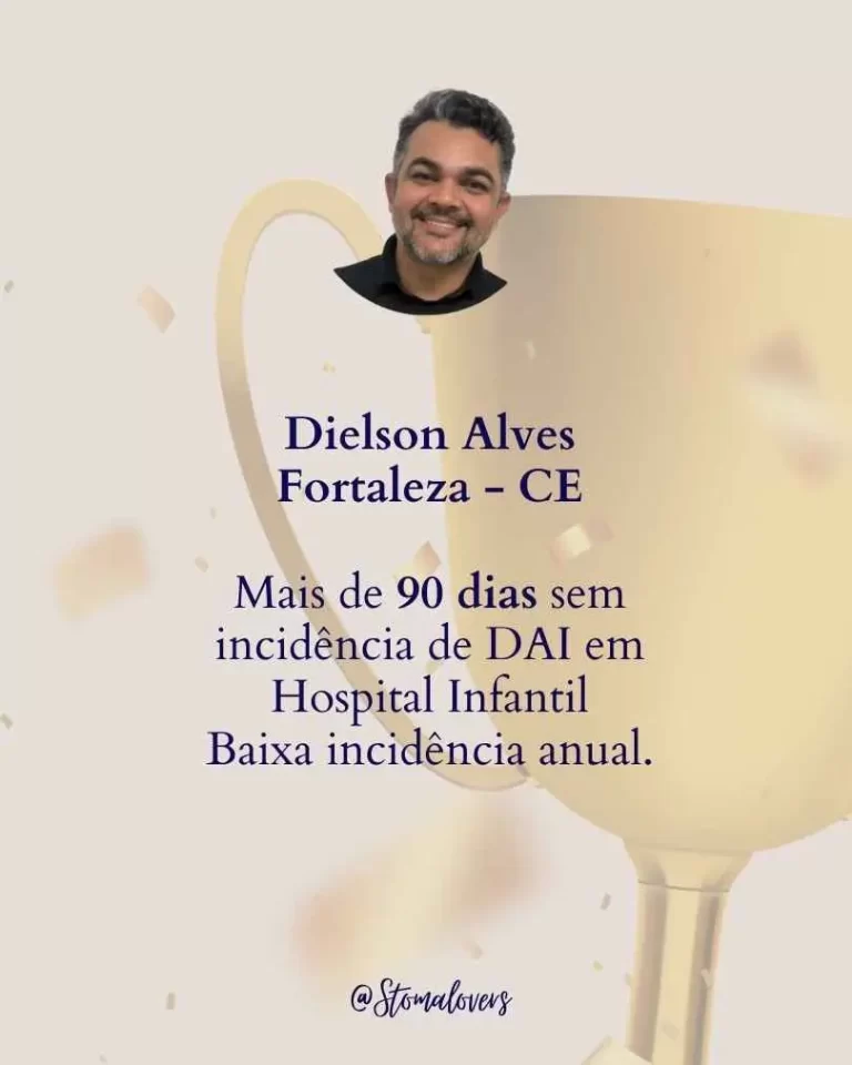 Hospital infantil — mais de 90 dias sem dermatite associada à incontinência (DAI) e baixa incidência anual