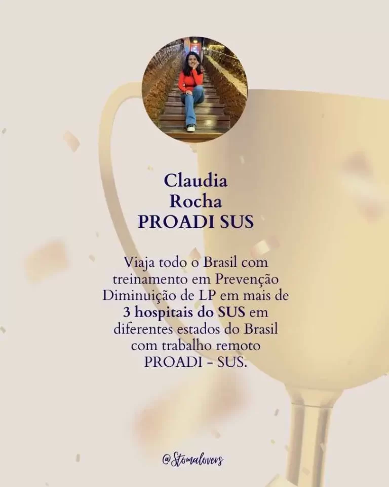Claudia Rocha — treinamentos remotos de prevenção que reduziram LP em mais de 3 hospitais do SUS em diferentes estados