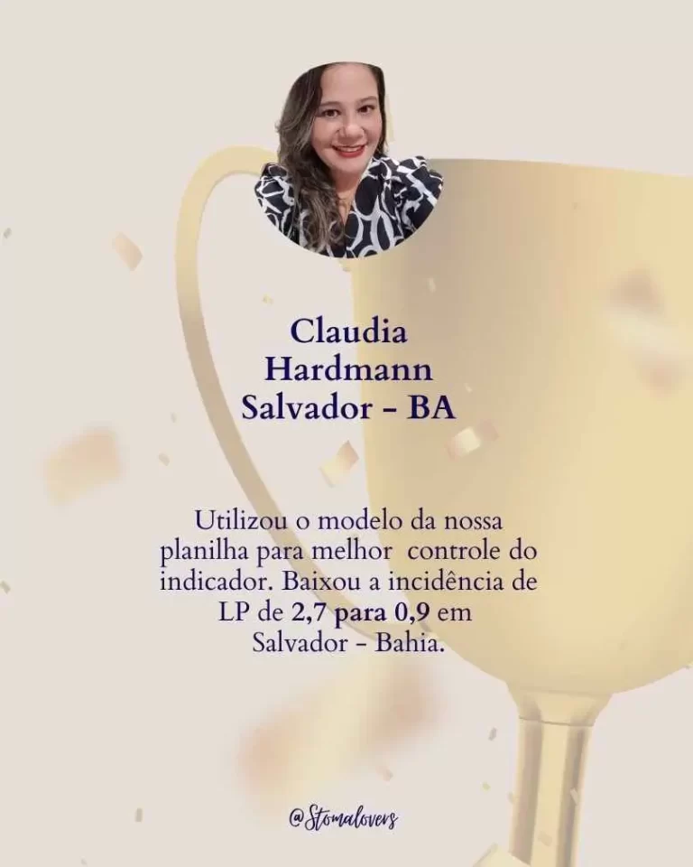 Redução da incidência de LP de 2,7 para 0,9 usando planilha de controle de indicador